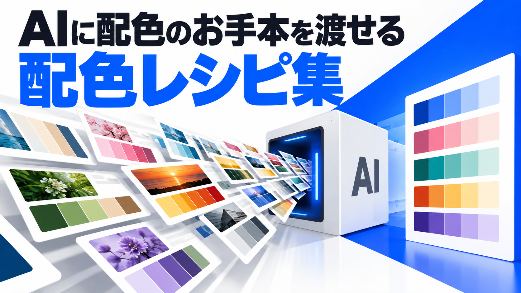 AIに配色のお手本を渡せる配色レシピ集